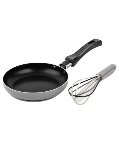 Photo 1 of 2 PIECE SET MINI FRY PAN WITH SILICONE WHISK
STAY COOL HANDLE