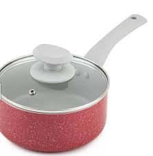 Photo 1 of BROOKLYN STEEL CO. Venus 1.5-Qt. Saucepan Merlot