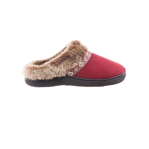 Photo 1 of SIZE S-M (6.5-7 ) Isotoner Women's Comfort Technology Scuff Slippers- Machine washable 