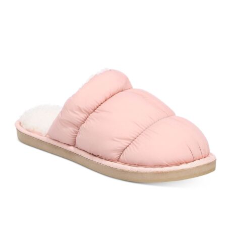 Photo 1 of Alfani  Women's Puffer Slide Boxed Slippers, Gray Rose, X-Large (11-12)