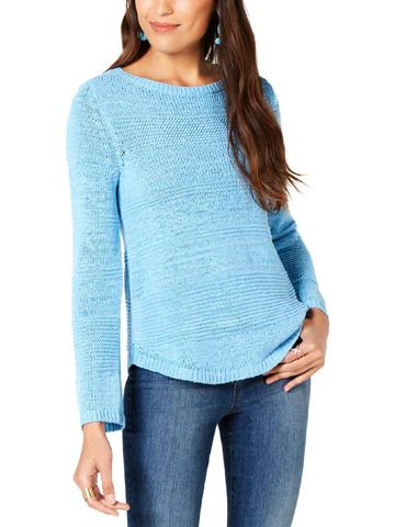 Photo 1 of SIZE XL Style & Co. - Women's Crochet Pattern Pullover Sweater