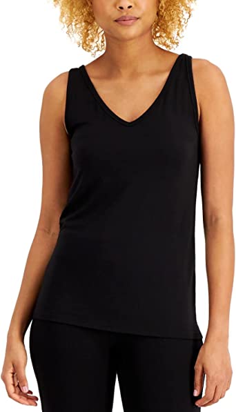 Photo 1 of SIZE XL Alfani Women's Ultra Soft Modal Tank Top Classic Black