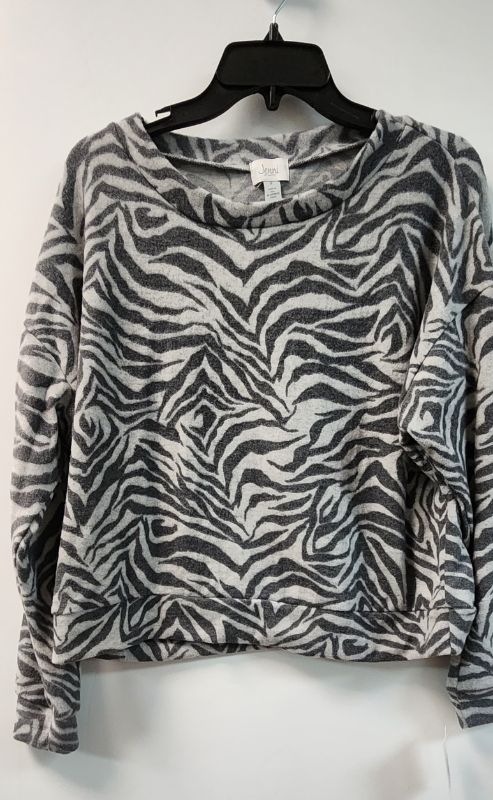 Photo 1 of SIZE M JENNI INTIMATE SLEEP/LOUNGE PULLOVER ZEBRA PRINT