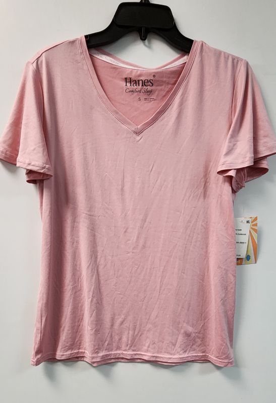 Photo 1 of SIZE S HANES COMFORT SLEEP PINK SLEEP T SHIRT PINK