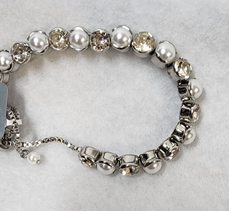 Photo 1 of INC INTERNATIONAL CONCEPTS ADJUSTABLE BRACELET SILVER TONE