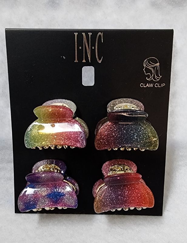 Photo 1 of INC INTERNATIONAL CONCEPTS 4 PACK SMALL HAIR CLAW