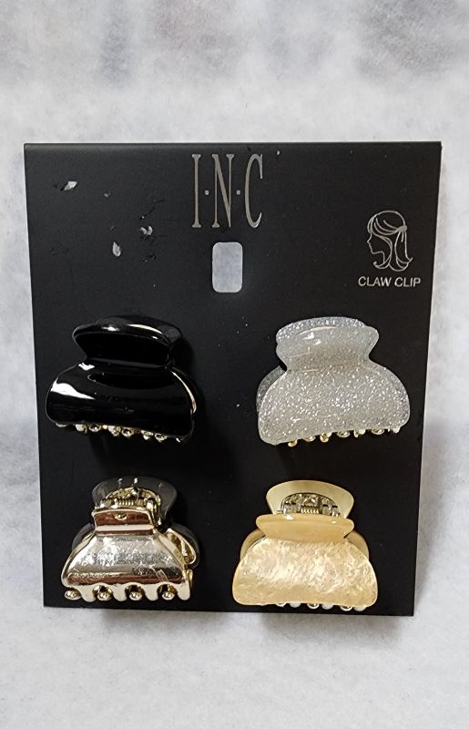 Photo 1 of INC INTERNATIONAL CONCEPTS 4 PACK SMALL HAIR CLAW