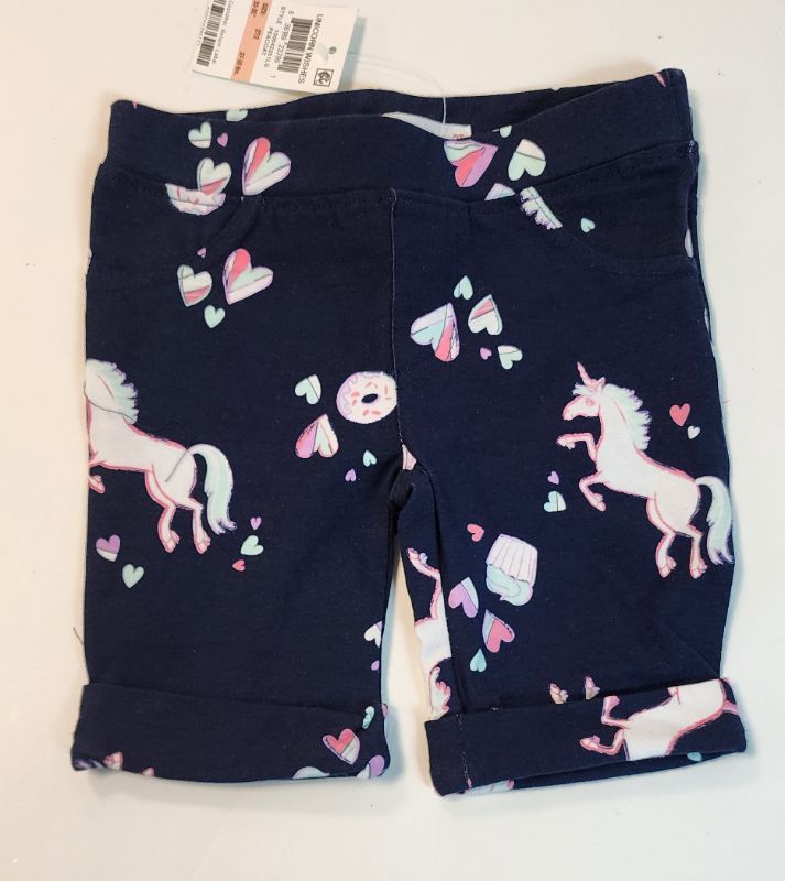 Photo 1 of SIZE 2T EPIC THREADS CAPRI SHORTS UNICORN NAVY