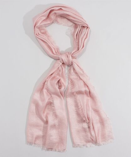 Photo 1 of Echo Solid Soft Crinkle Wrap/Scarf Blush OS 