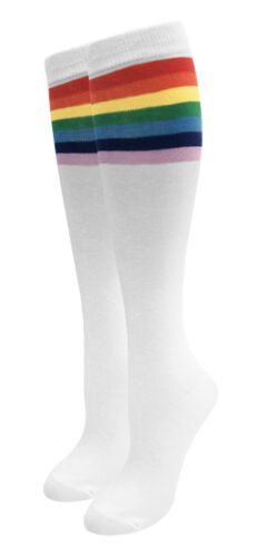 Photo 1 of INC INTERNATIONAL CONCEPTS WOMEN'S KNEE HIGH RAINBOW SOCKS