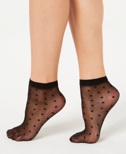 Photo 1 of INC International Concepts Women’s Sheer Dot Anklet Socks