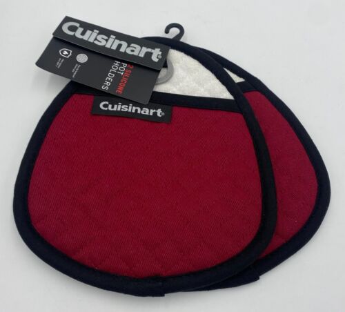 Photo 1 of CUISINART POT HOLDERS  SILICONE OVAL WITH HANGING LOOP