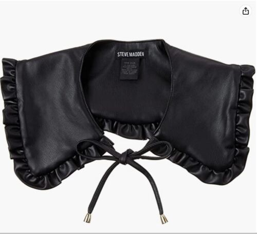 Photo 1 of Steve Madden Ruffled Faux Leather Collar