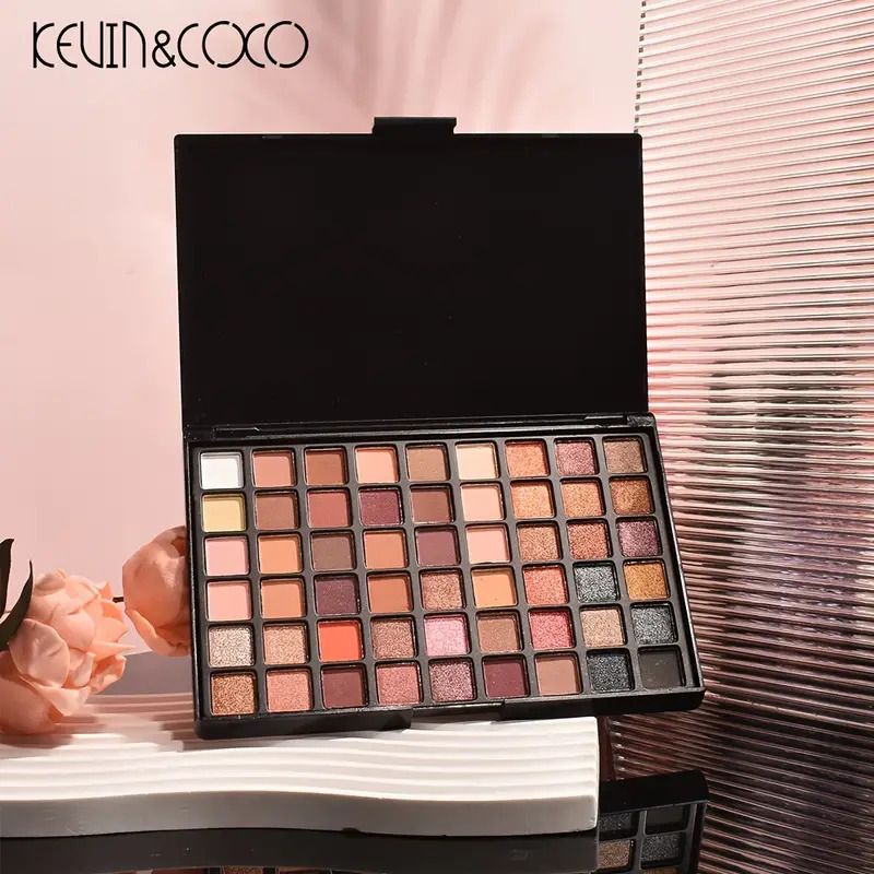 Photo 1 of KEVIN & COCO 54 Color Eyeshadow Tray / High Pigment Eye Makeup