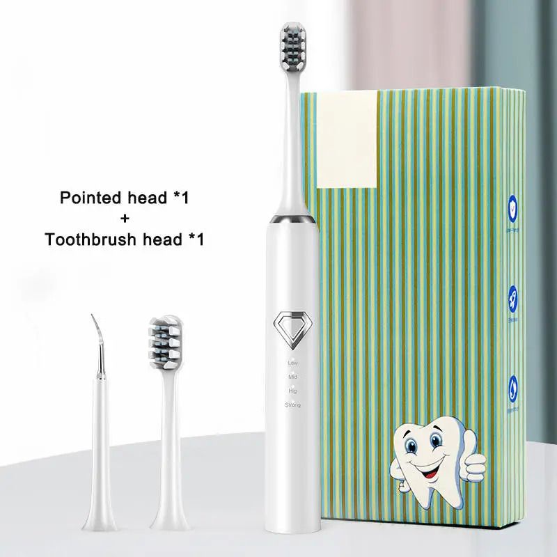 Photo 1 of  Electric Tooth Cleaner Dental With 2 Cleaning Heads, 4 Modes, Electric Tooth For Adults