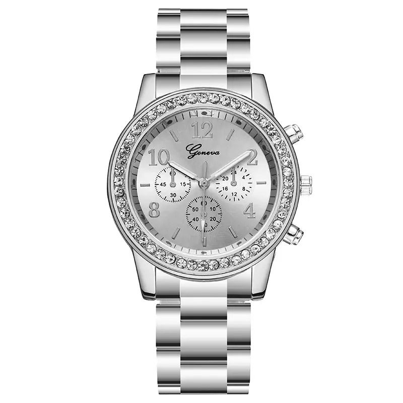 Photo 1 of SILVER TONE Women's watch - Rhinestone Quartz