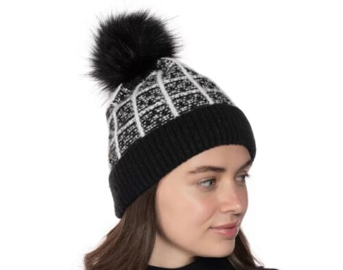 Photo 1 of INC International Concepts Women's Knit Beanie Hat, Black