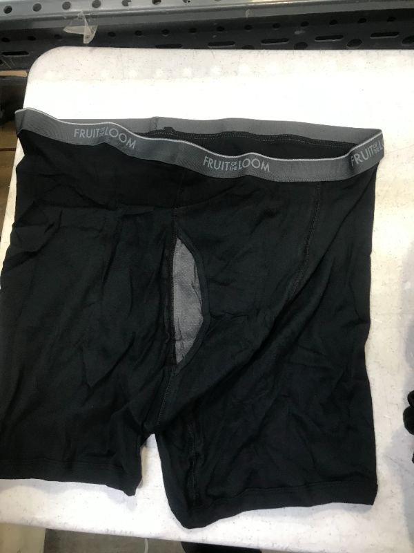Photo 2 of 7 count mens underwear color black size 3 XL