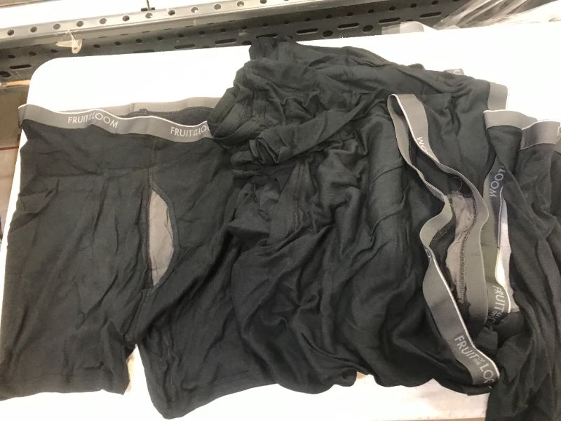 Photo 1 of 7 count mens underwear color black size 3 XL