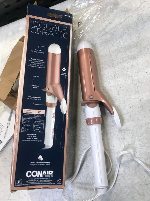 Photo 2 of Conair Double Ceramic 1.5-Inch Curling Iron
