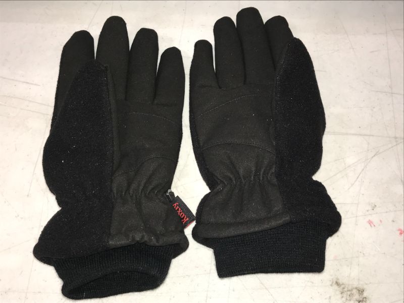 Photo 1 of BLACK WINTER GLOVES SIZE SMALL