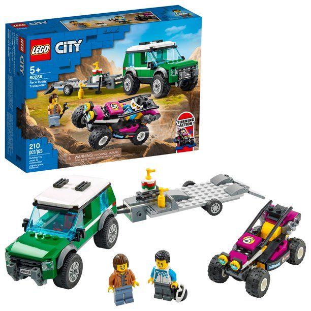 Photo 1 of LEGO City Race Buggy Transporter 60288 Fun Building Toy for Kids (210 Pieces)
