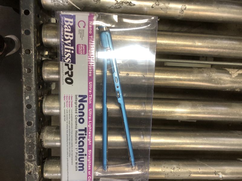 Photo 1 of BaBylissPRO Nano Titanium Ultra-Thin Straightening Iron
