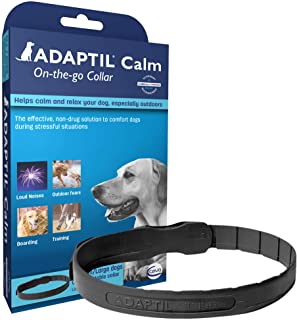 Photo 1 of ADAPTIL Calming Collar for Dogs, A Constant Calm Anywhere You Go, Medium/Large, Black