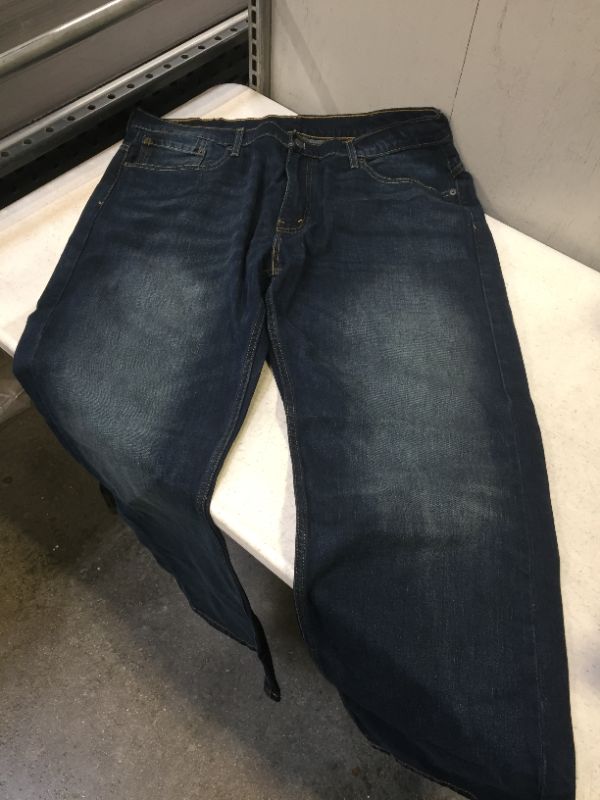 Photo 1 of LEVIS STRAUSS  CO. JEANS WIDE
SIZE 38X30