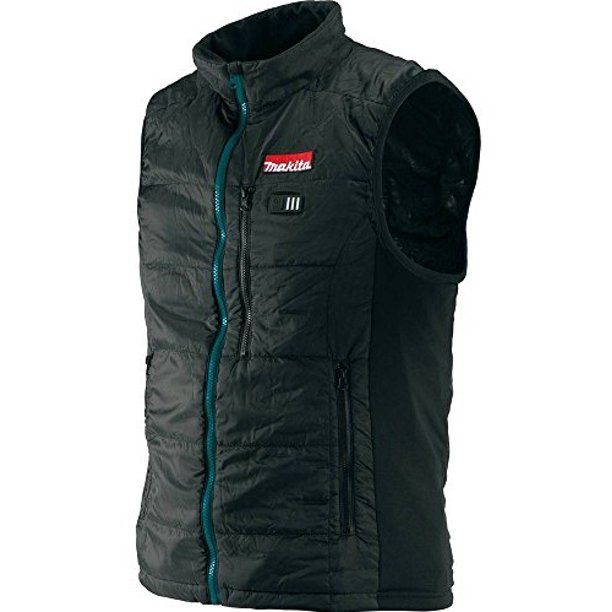 Photo 1 of Makita-DCV200ZL 18 Volt LXT Lithium-Ion Cordless Heated Vest, Vest Only (Black, Large) **MISSING BATTERY TO CHARGE HEATING SUPPLY, WILL NOT HEAT WITHOUT IT SO COULD NOT TEST ITEM) **