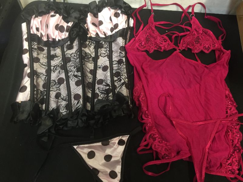 Photo 1 of MISC PACK OF LINGERIE SETS DIFFERENT STYLES AND SIZES 