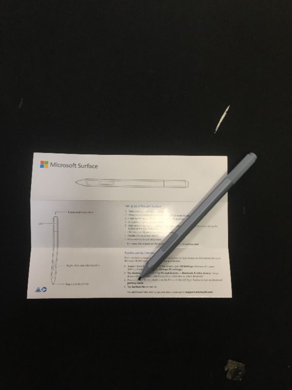 Photo 5 of Microsoft Surface Pen, Silver (3XY-00001) for Surface 3; Surface Pro 3 & 4; Surface Book ***CAN NOT TEST PRODUCT AND NOT IN ORIGINAL PACKAGING***