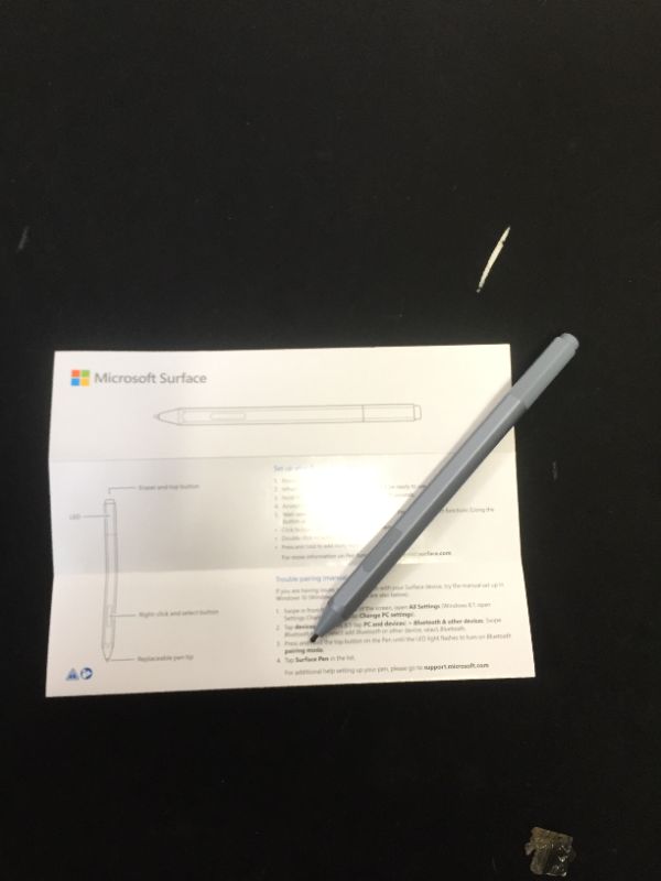 Photo 3 of Microsoft Surface Pen, Silver (3XY-00001) for Surface 3; Surface Pro 3 & 4; Surface Book ***CAN NOT TEST PRODUCT AND NOT IN ORIGINAL PACKAGING***