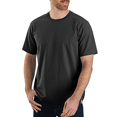 Photo 1 of Carhartt Men's Size Relaxed Fit Short Sleeve T-Shirt, Black, 2X-Large/Tall
