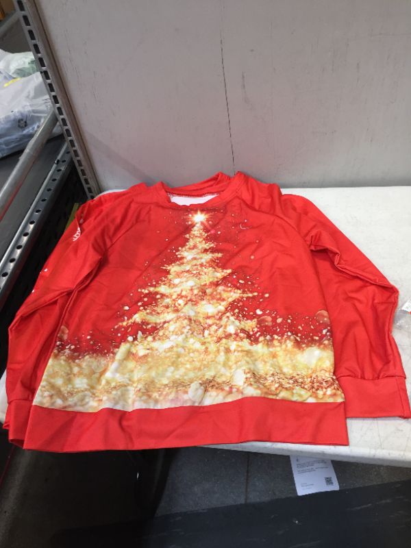 Photo 2 of CHRISTMAS SWEATSHIRT RED 2 PCK
SIZE LARGE