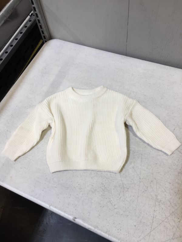 Photo 1 of 1T KNIT SWEATER WHITE