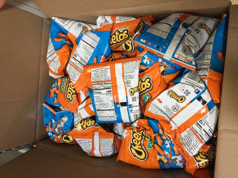 Photo 3 of Cheetos Puffs Cheese Flavored Snacks, 0.875 Ounce, Pack of 40
EXP OCT 19 2021