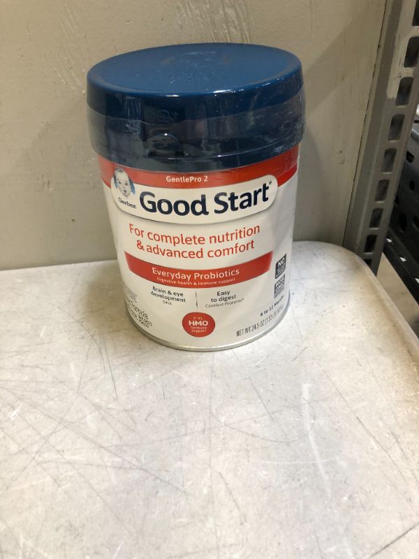 Photo 1 of Gerber Good Start GentlePro Stage 2 Probiotics Powder Infant Formula - 24.5 Oz (factory sealed)

exp sep 16 2022