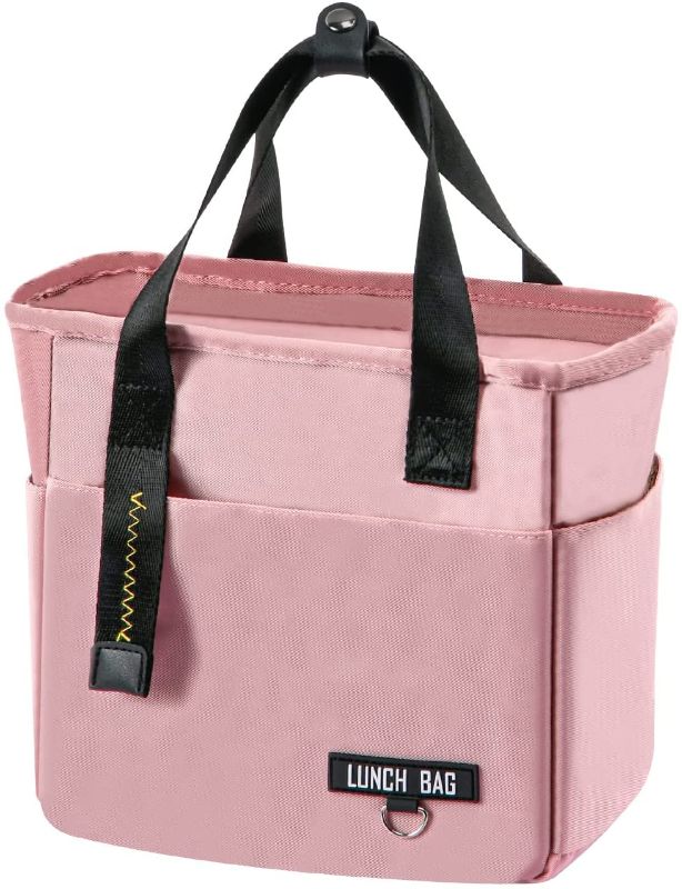 Photo 1 of Alaiselit Lunch Bag Women/Kids Fit and Fresh Lunch Bag, Lightweight Lunch Box Containers for Work or School, Meal Prep Lunch Bags for Picnic, Bring Frozen Breakfast(Pink 03)