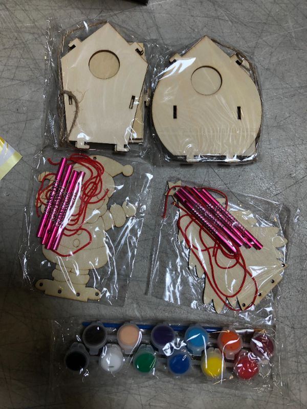 Photo 2 of Christmas Crafts for Kids Ages 8-12, Set DIY Bird House Wood color 2