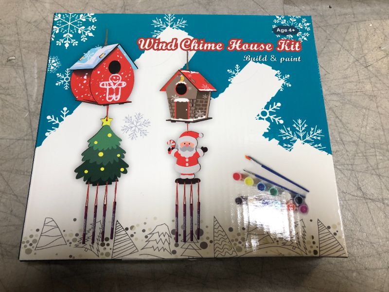 Photo 1 of Christmas Crafts for Kids Ages 8-12, Set DIY Bird House Wood color 2