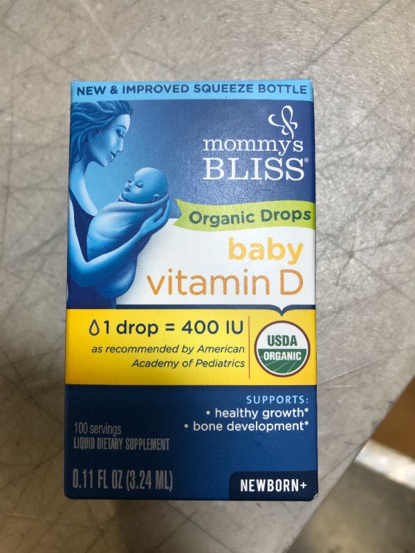 Photo 2 of Organic Baby Vitamin D Drops 100 Servings
BEST BY: 02/2023