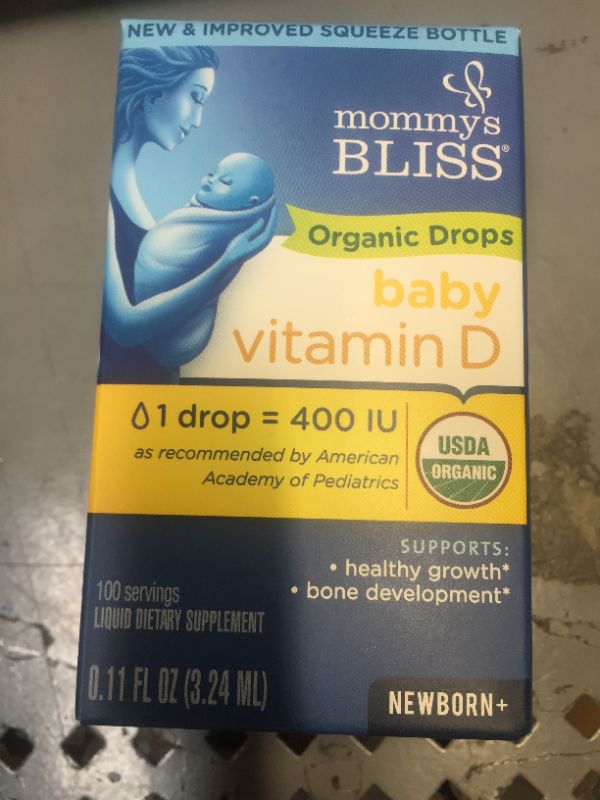 Photo 2 of Organic Baby Vitamin D Drops 100 Servings
BEST BY: 02/23