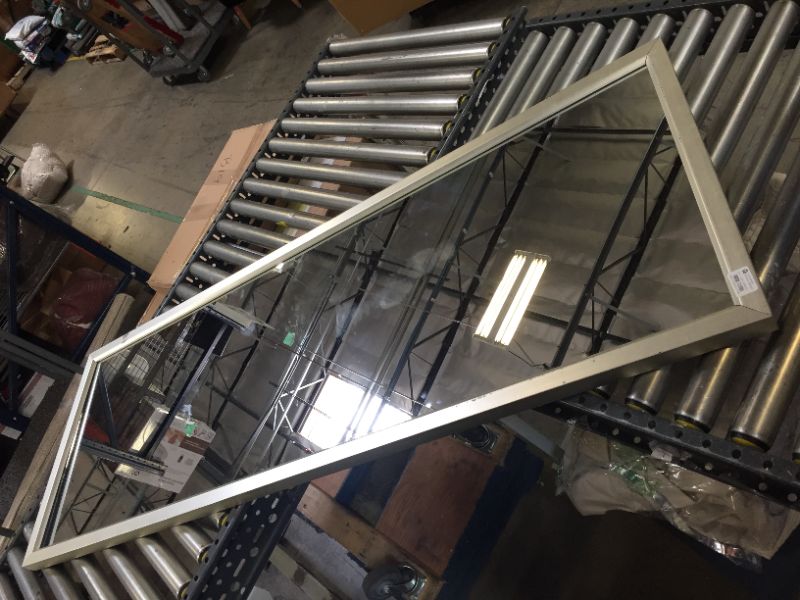 Photo 1 of 24 x 68 Rectangle Leaner Floor Mirror Silver - Threshold