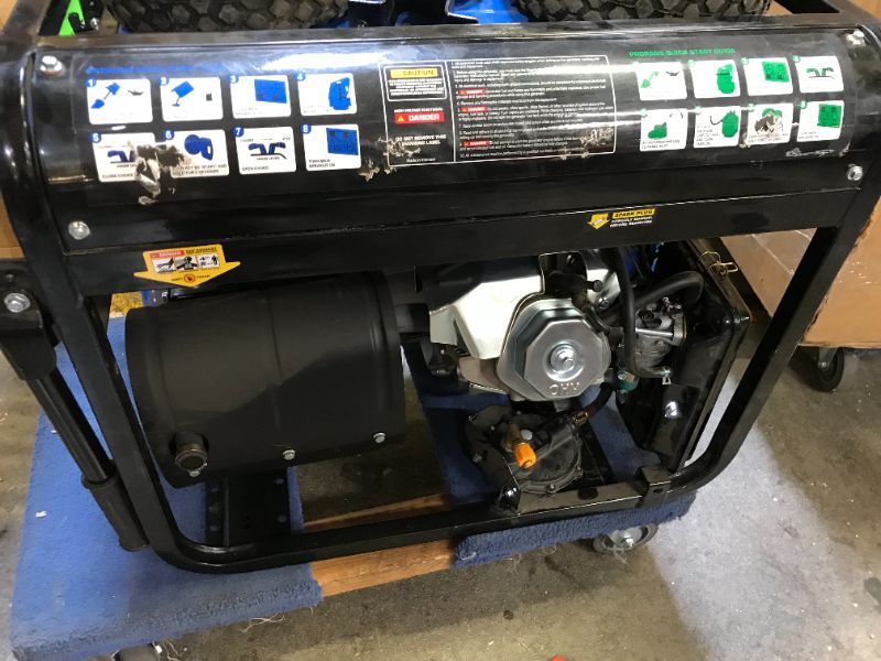 Photo 5 of DuroMax XP12000EH Durable 12000 Watt 18 HP Portable Hybrid Gas Propane Generator ENGINE LOCKED. NO OIL.