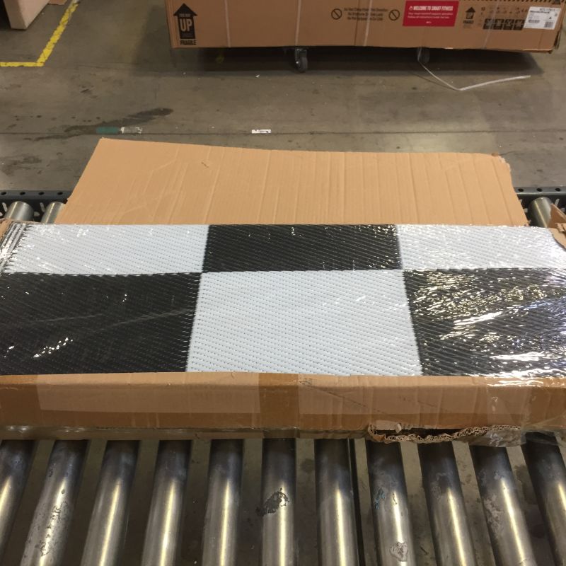 Photo 1 of Camco 9' x 12' Reversible RV Outdoor Mat, Camping Mat, Checkered