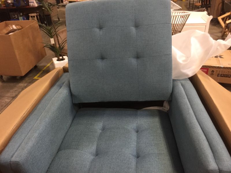 Photo 1 of Blue Couch Chair 