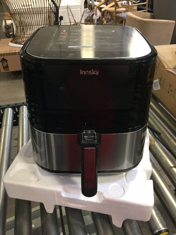 Photo 2 of Innsky Air Fryer XL 5.8 QT, ?2021 Upgraded? 11 in 1 Oilless Air Fryers Oven, Easy One Touch Screen with Preheat & Delay Start, ETL Listed, Airfryer 1700W for Air Fry, Roast, Bake, Grill, Recipe Book
