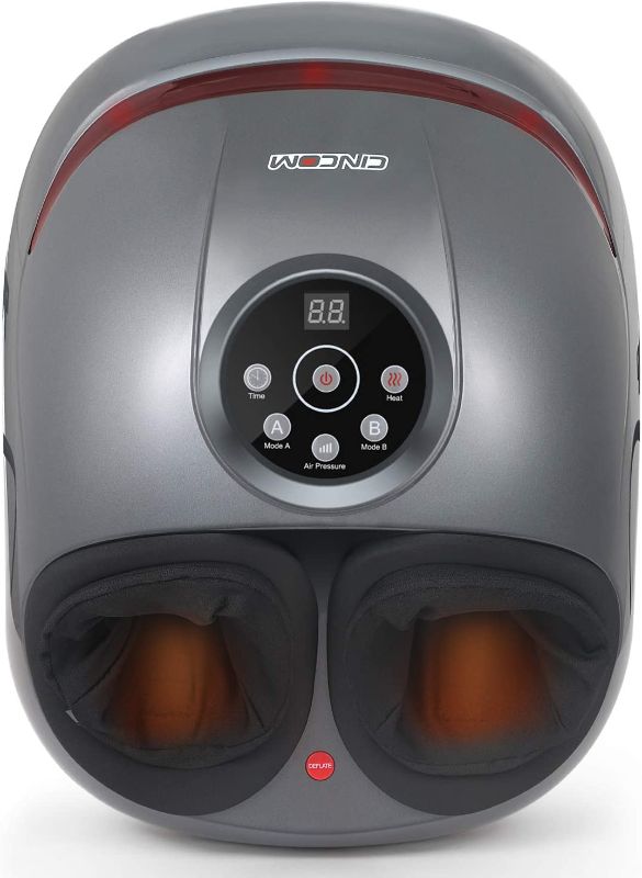 Photo 1 of CINCOM Foot Massager with Heat & Air Compression for Foot Deep Shiatsu Kneading Massage with 3 Intensities 2 Modes Auto-Off Timer for Relax

