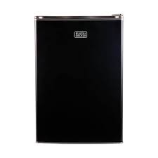 Photo 1 of 2.5-cu ft Freestanding Mini Fridge Freezer Compartment (Black)